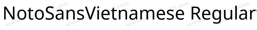 NotoSansVietnamese Regularttf字体转换